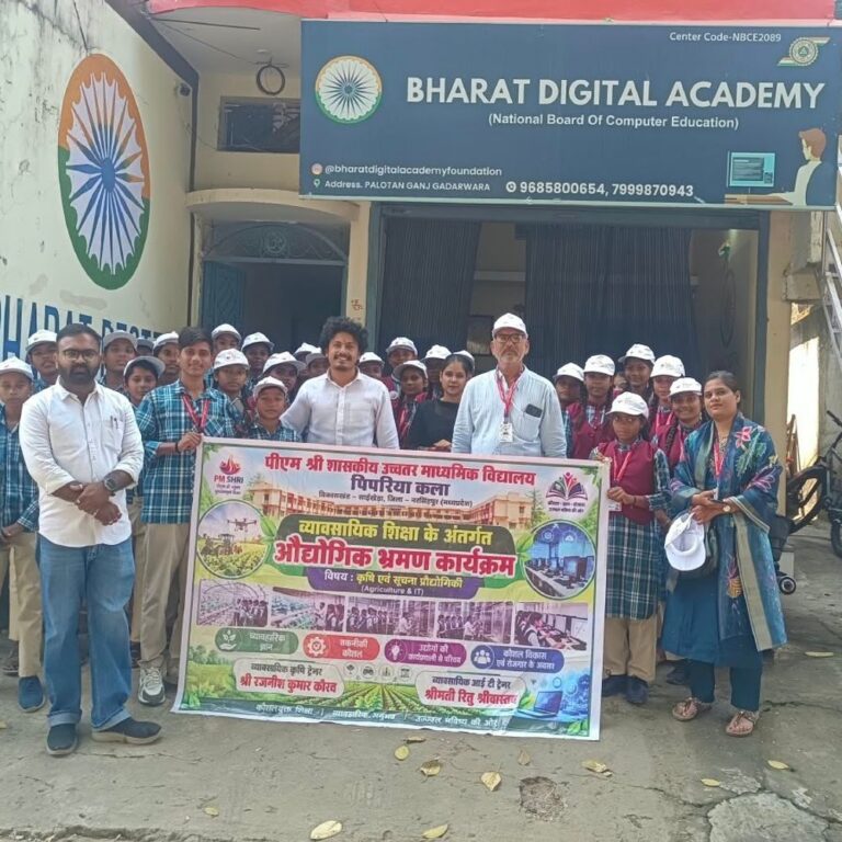 स्टूडेंट्स ने 3 दिवसीय औद्योगिक भ्रमण किया, खेती-AI तकनीक सीखी:वैज्ञानिक कृषि-जैविक खेती समझी; कंप्यूटर के व्यावहारिक उपयोग के बारे में जाना